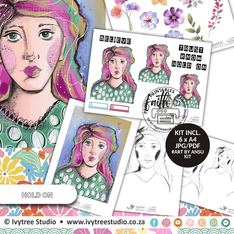 Hold on - Journaling Kit - Dreams and Hopes Collection