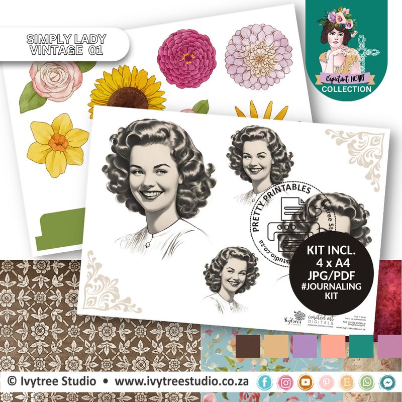 Simply Lady Vintage 01  - Expectant Heart Collection