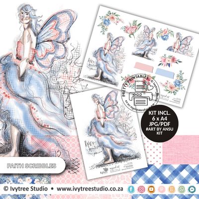 Faith Scribbles - Journaling Kit - Dreams and Hopes Collection