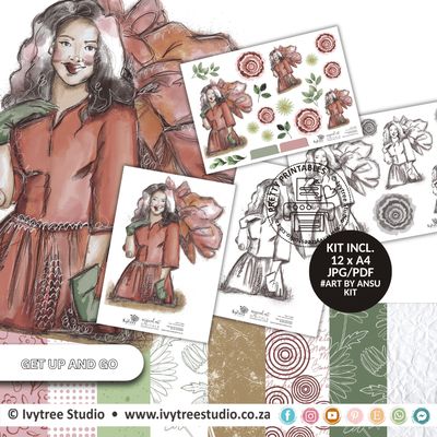 Get up and go - Journaling Kit - Dreams and Hopes Collection