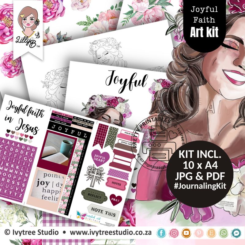 Joyful Faith - LillyB Art Kit