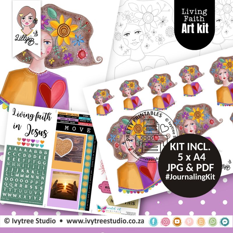 Living Faith - LillyB Original Art Digitals