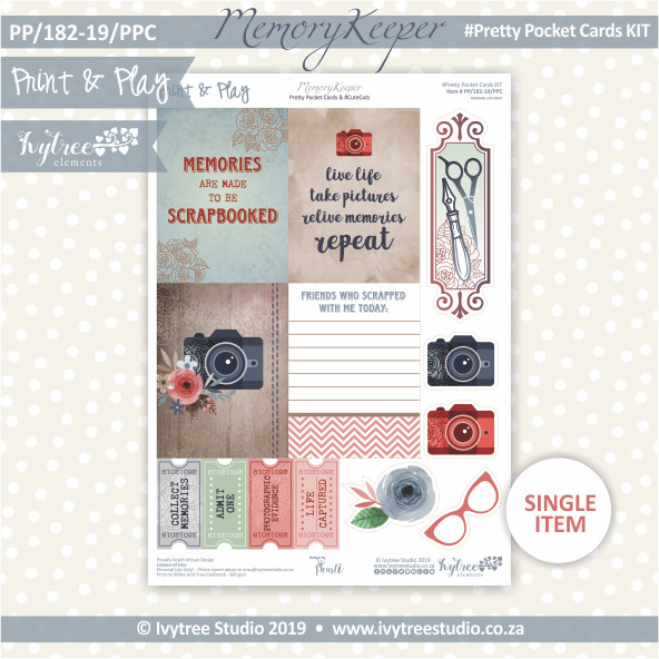 Memory Keeper Pretty Pocket Card Kit