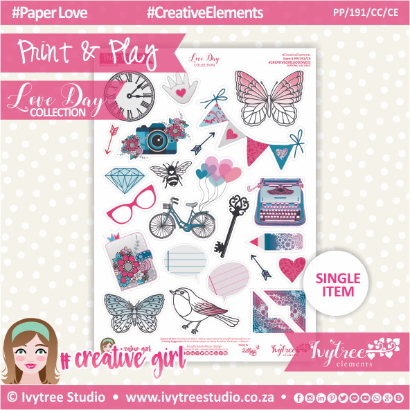 CUTE CUTS - Creative Elements - Love Day Collection