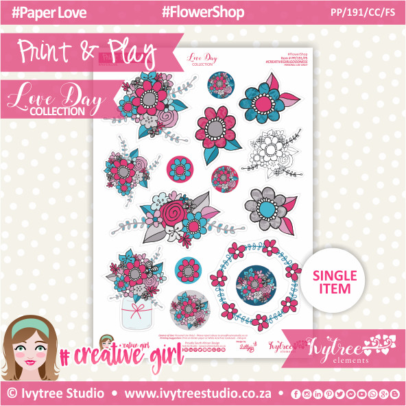  CUTE CUTS - Flower Shop - Love Day Collection