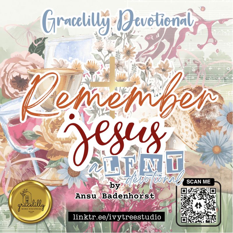 Remember Jesus bundle | Gracelilly Devotional Collection | Bible Journaling | Ivytree Studio | English and Afrikaans Creative kits