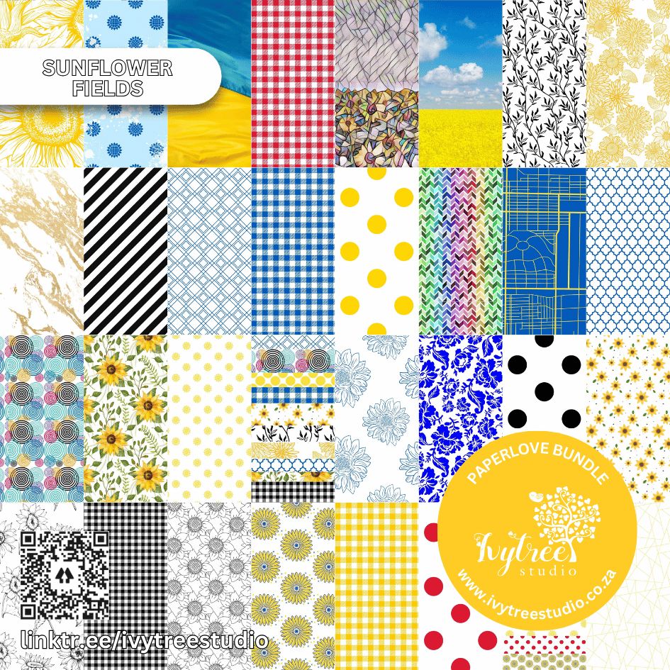 Sunflower Fields Paperlove - Pray for the World Collection - Curated Art Digitals