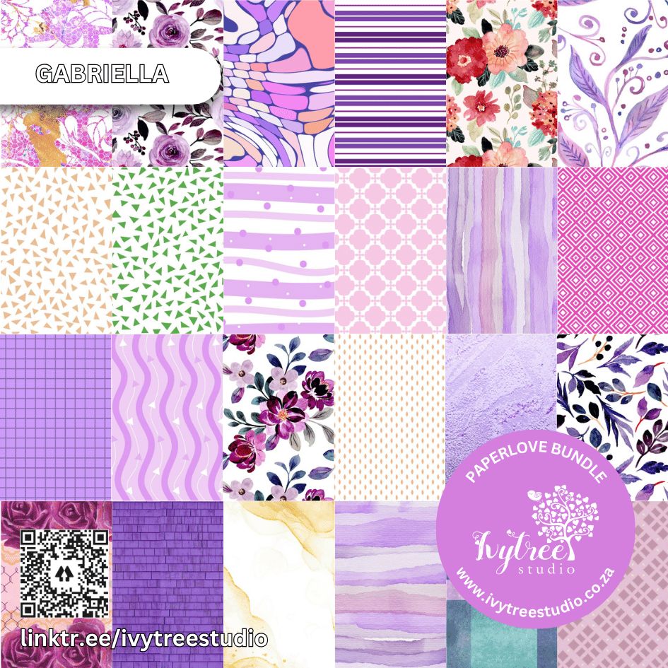 Paperlove bundle - Gabriella collection - Curated Art Digitals - LillyB Design
