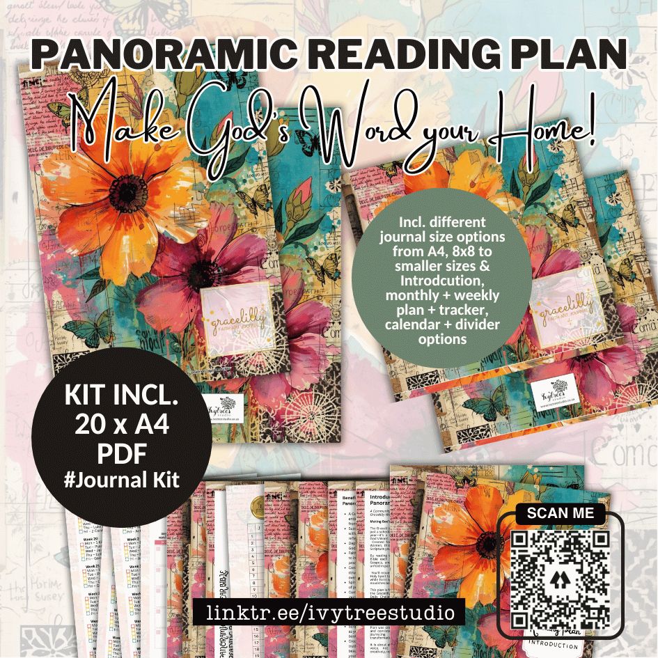 Gracelilly Panoramic Reading Plan Kit | Bible Journaling | Ivytree Studio