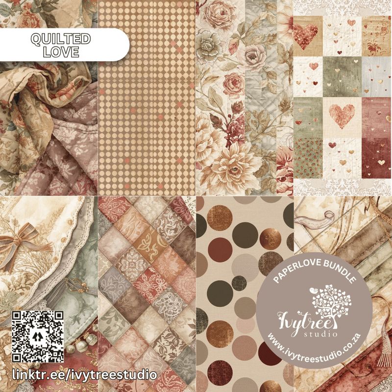 Quilted Love Paperlove Kit | Aviva Renewed Heart Collection | Bible Journaling | Ivytree Studio