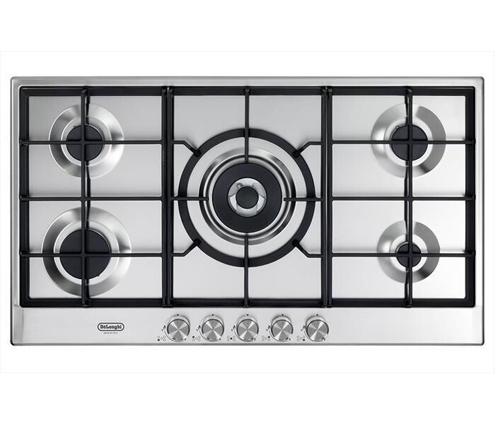 PIANO 90 CM DE LONGHI 4F+TCR INOX