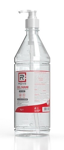 RMOVE GEL IGIENIZZANTE MANI ALCOOL 70% CON DOSATORE 1L