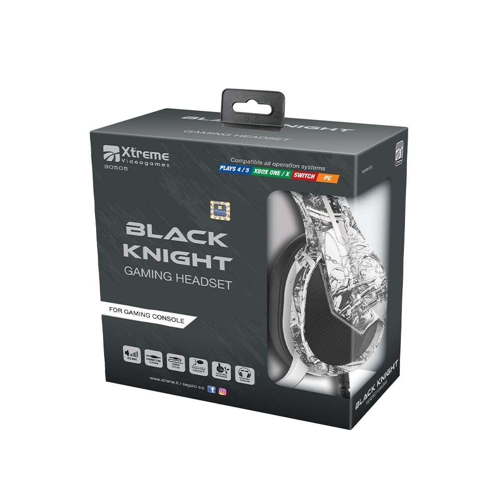 CUFFIA GAMING BLACK KNIGHT 2.0 CON MICROFONO