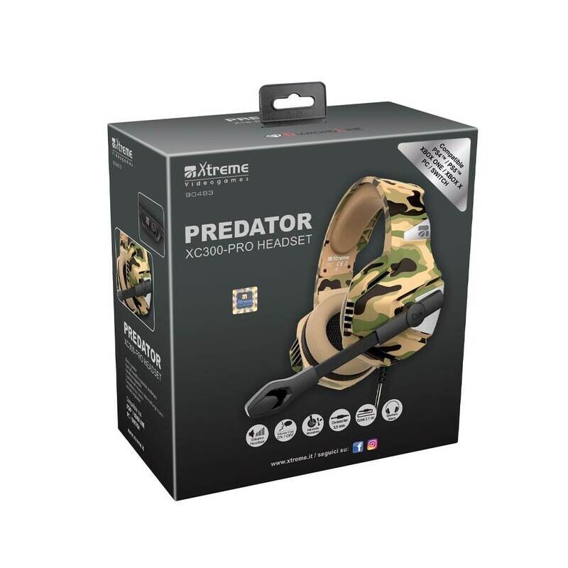 CUFFIA GAMING PREDATOR