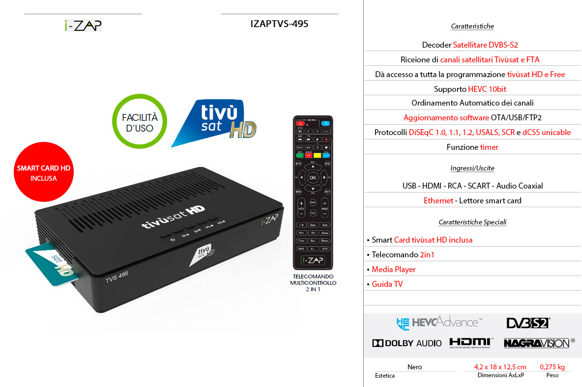 RICEV DIG TiV� SAT ADB HD DVB-S/S2