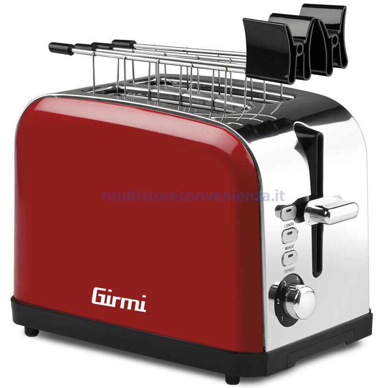TOSTAPANE GIRMI 850W RED