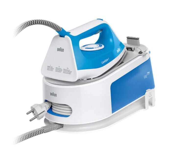 Braun CareStyle 1 IS 1012 BL 2400 W 1,5 L Ceramica Blu, Bianco