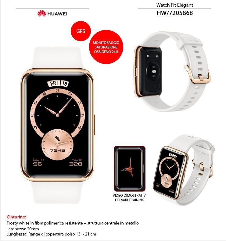 HUAWEI SMARTWATCH FIT ELEGANT