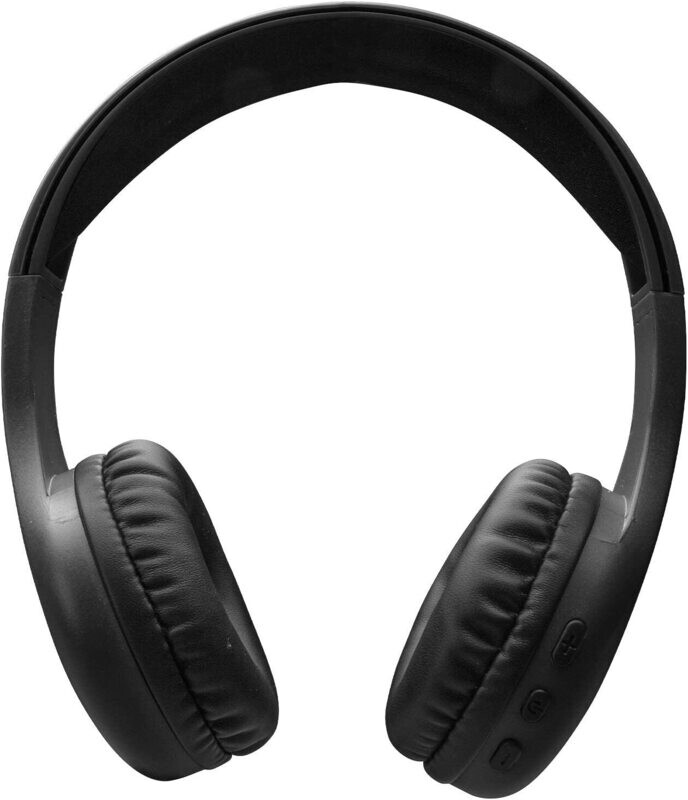 SBS Cuffie wireless regolabili con padiglioni morbidi, Microfono integrato, Tasti multifunzione, Fino a 10 ore di musica e 9.5 ore di chiamate, Nere