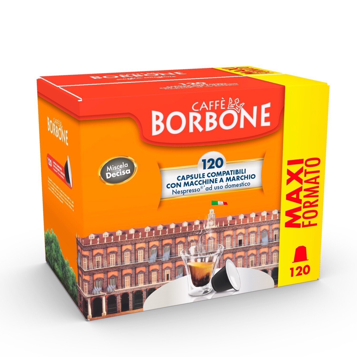Caffe Borbone Capsule per Nespresso Miscela Decisa Capsule caffè 120 pz
