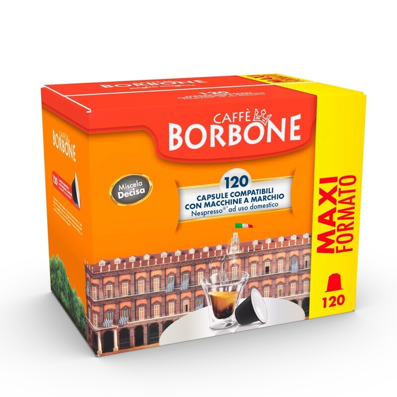 Caffe Borbone Capsule per Nespresso Miscela Decisa Capsule caffè 120 pz