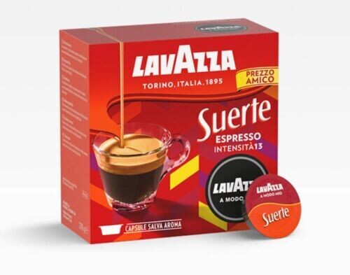 Lavazza A Modo Mio Capsule Caffe&#39; Suerte 54 Pezzi