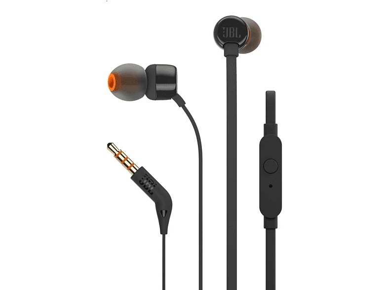 JBL TUNE 110 BLACK AURICOLARI