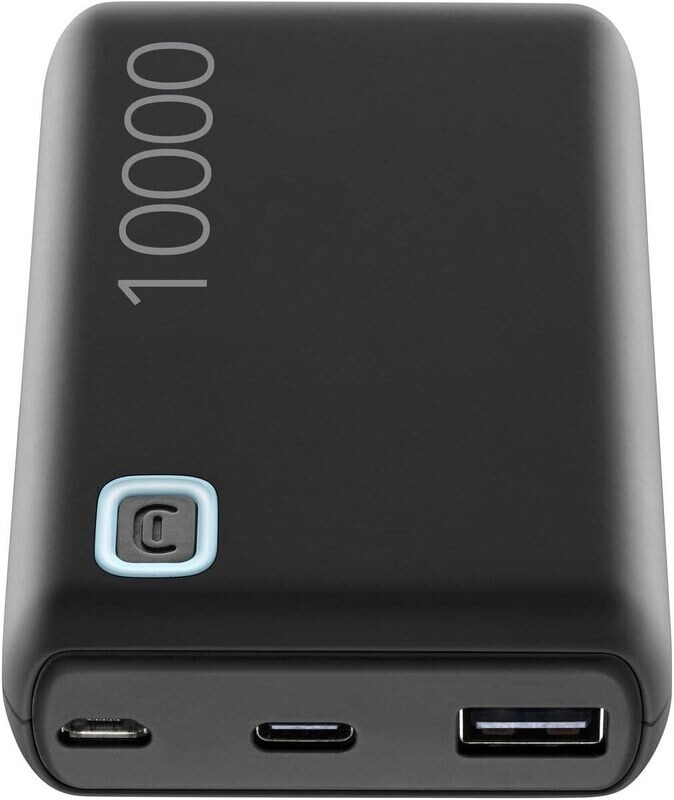 Cellularline | Power Bank ESSENCE 10000 | Caricabatterie Portatile da 10000mAh - Input 1xUSB-C, 1xMICRO USB, 10.5W - Output 1xUSB 12W