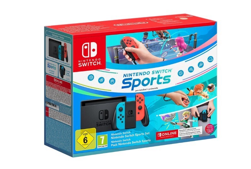 NINTENDO Switch Sports bundle , Neon/Red