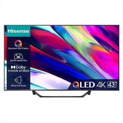 HISENSE - Smart TV Q-LED UHD 4K 43" -Black