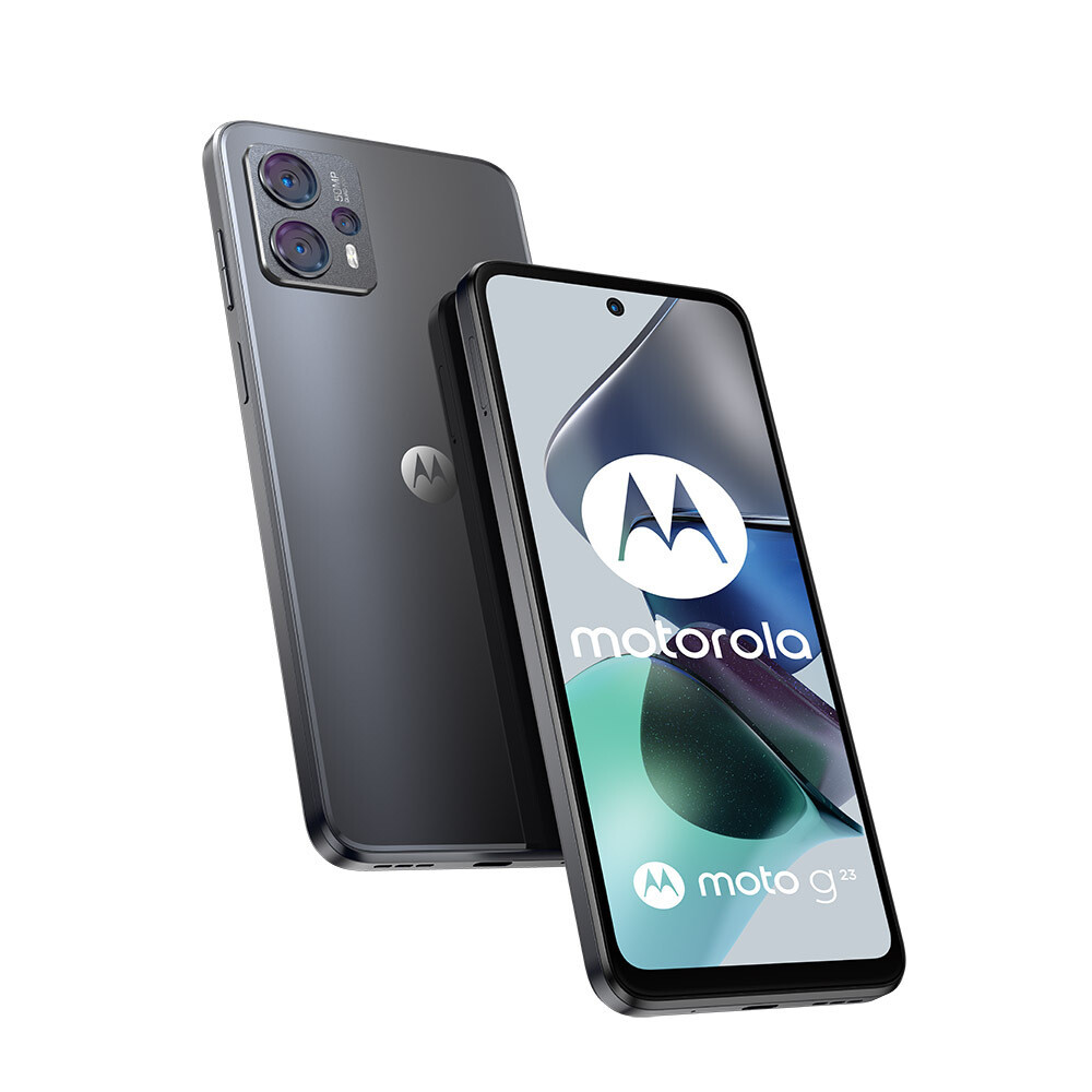 Motorola Moto G moto g23 (tripla fotocamera 50 MP, batteria 5000 mAH, Dolby Atmos Stereo Speakers, 8/128 GB espandibile, Display 6.53&quot; 90Hz, NFC, Dual SIM, Android 13), cover inclusa