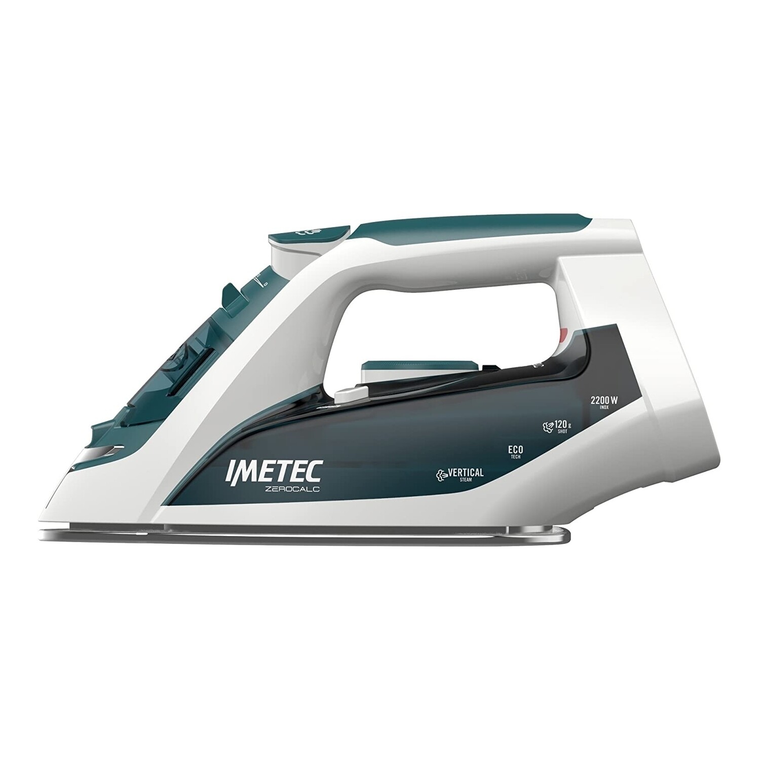 IMETEC 9006 FERRO DA STIRO A VAPORE 2200 WATT PIASTRA INOX COLORE VERDE E BIANCO - PROMO