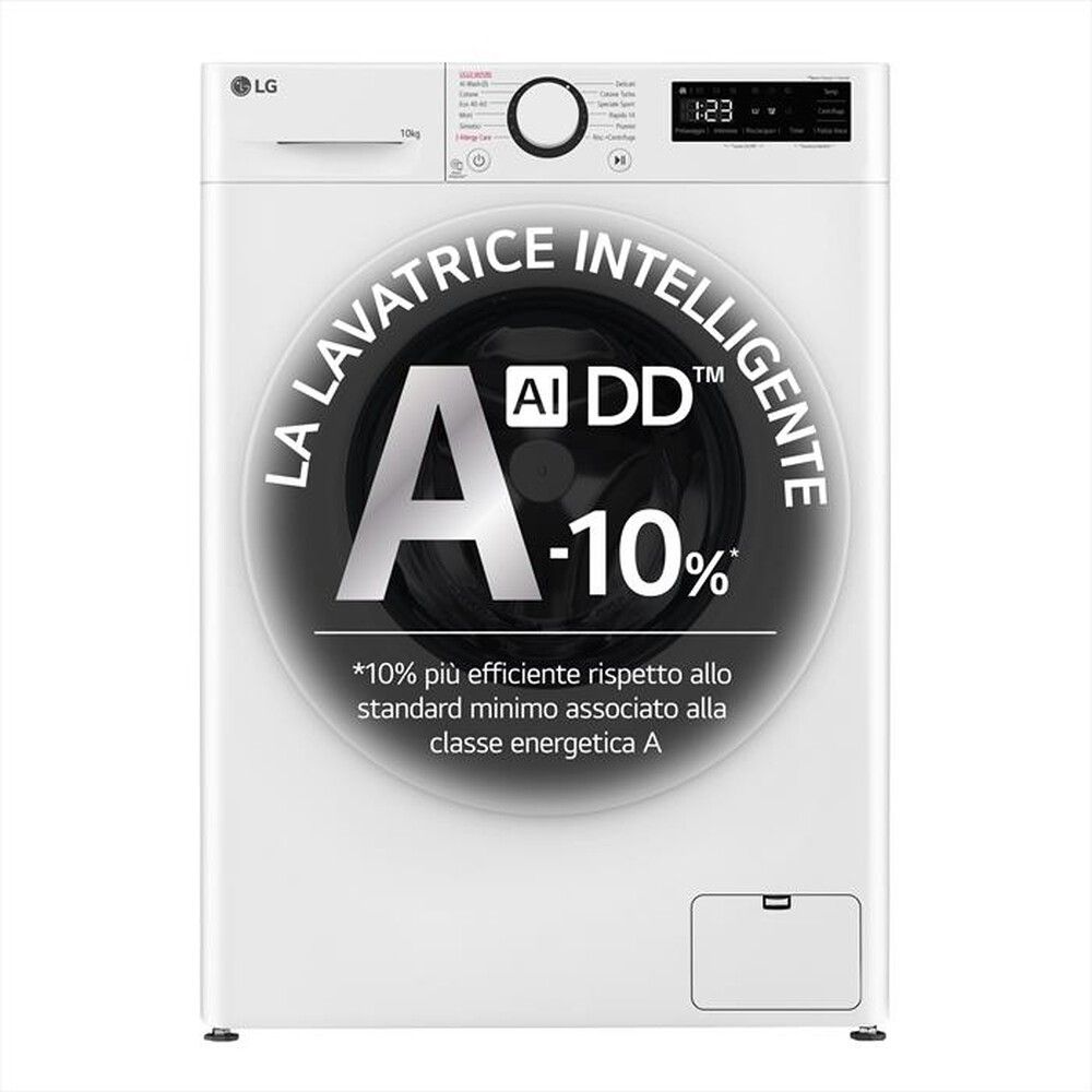 LG - Lavatrice AI DD  10 Kg Classe A-Bianca
