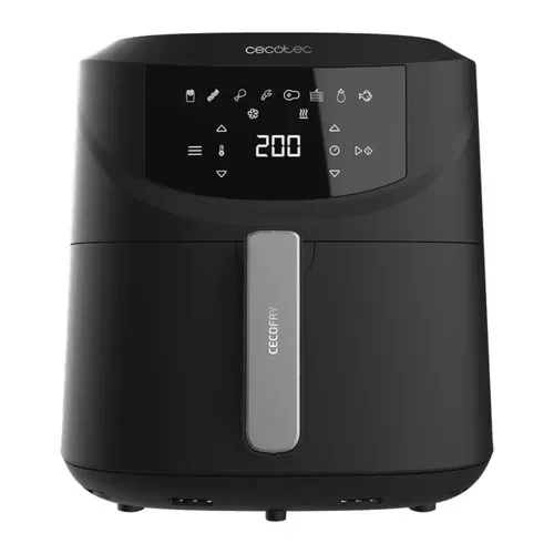 CECOTEC Friggitrice ad aria calda Capacità 7,6 Litri Potenza 2000 Watt colore Nero - 04994 Cecofry Absolute 7600