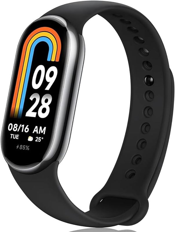 Mi Smart Band 8, band 8 Smartwatch con Monitoraggio Salute,Schermo AMOLED 1.62&#39;&#39; e Luiminosità Adattiva,Frequenza aggiornamento 60Hz,150+ modalità di Esercizio,200+ Quadranti,5ATM