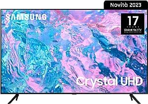 Samsung Crystal UHD UE43CU7170UXZT, Smart TV 43&quot; Serie CU7000, Crystal UHD 4K, BLACK