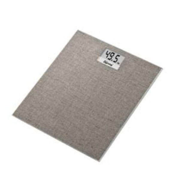 Bilancia pesapersone elettronica bp28 kg.150 vetro tortora - vetro tortora effetto tessile 1 pezzi Girmi