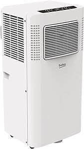 Beko - BP209H - Climatizzatore Portatile, 9000 Btu, Raffrescamento e Riscaldamento, Funzione Deumidificazione - Bianco, 33 x 28 x 68,5h cm