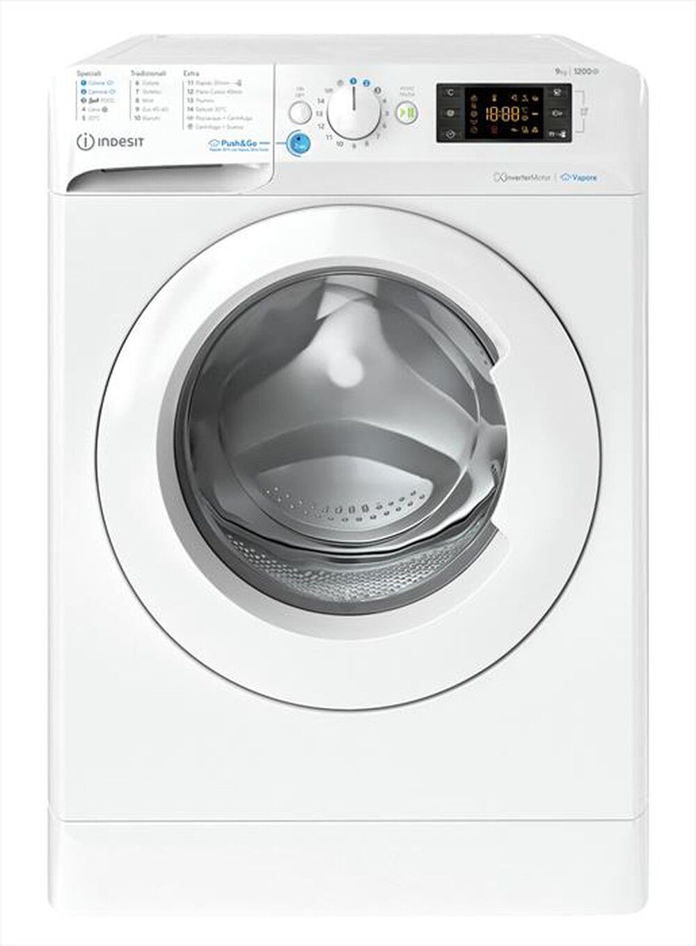 LAV.C/FRONT 9KG 1200GIRI CE.A DISP.DIGIT INVERTER