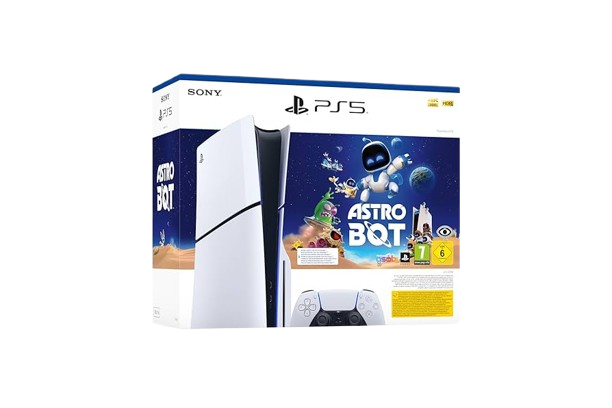 PS5 Console 1TB Digital Slim White Astro Bot Bundle ITA