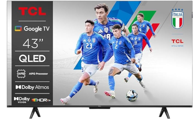 TCL 43P79K Google TV QLED 43 Pollici UltraHD 4K