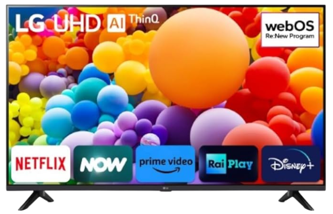 LG UHD 43&#39;&#39;, Smart TV 4K, Processore α5 Gen7