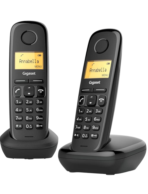 Gigaset A170 Duo - Due Telefoni Portatili, Display Illuminato