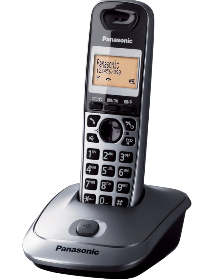 Panasonic KX-TG2511JTM Telefono Cordless Digitale, Unità Base e Ricevitore Singolo, Vivavoce