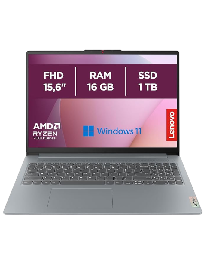 Lenovo IdeaPad Slim 3 Notebook 15,6” FHD, AMD Ryzen 3 7320U, RAM 8GB, 256GB SSD M.2