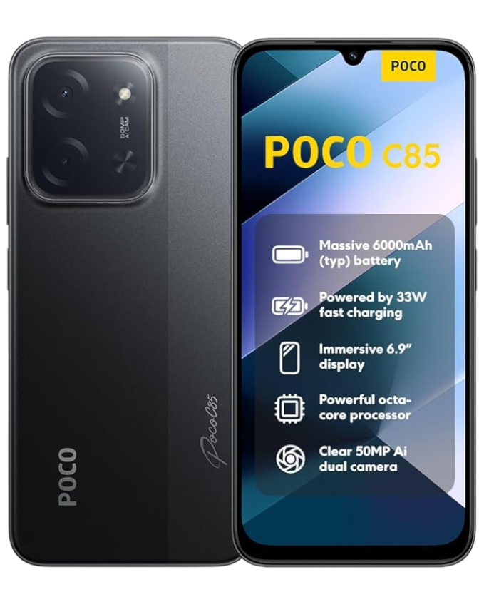 POCO C85,  6+128GB, Display 6,9&quot; 120Hz