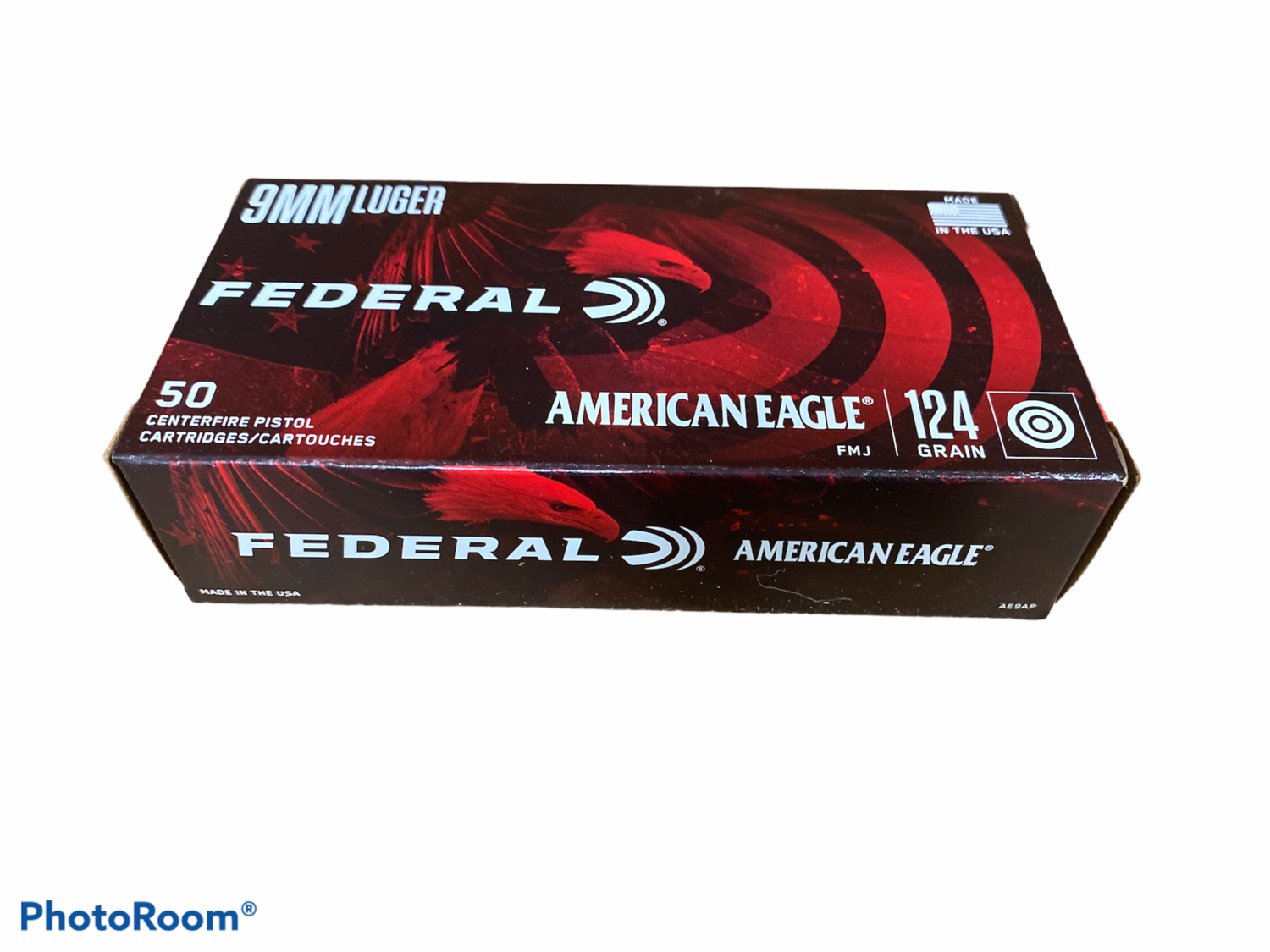 Federal AE 9mm Luger FMJ (124gr)