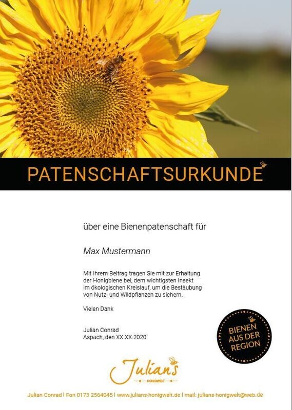 Bienenpatenschaft