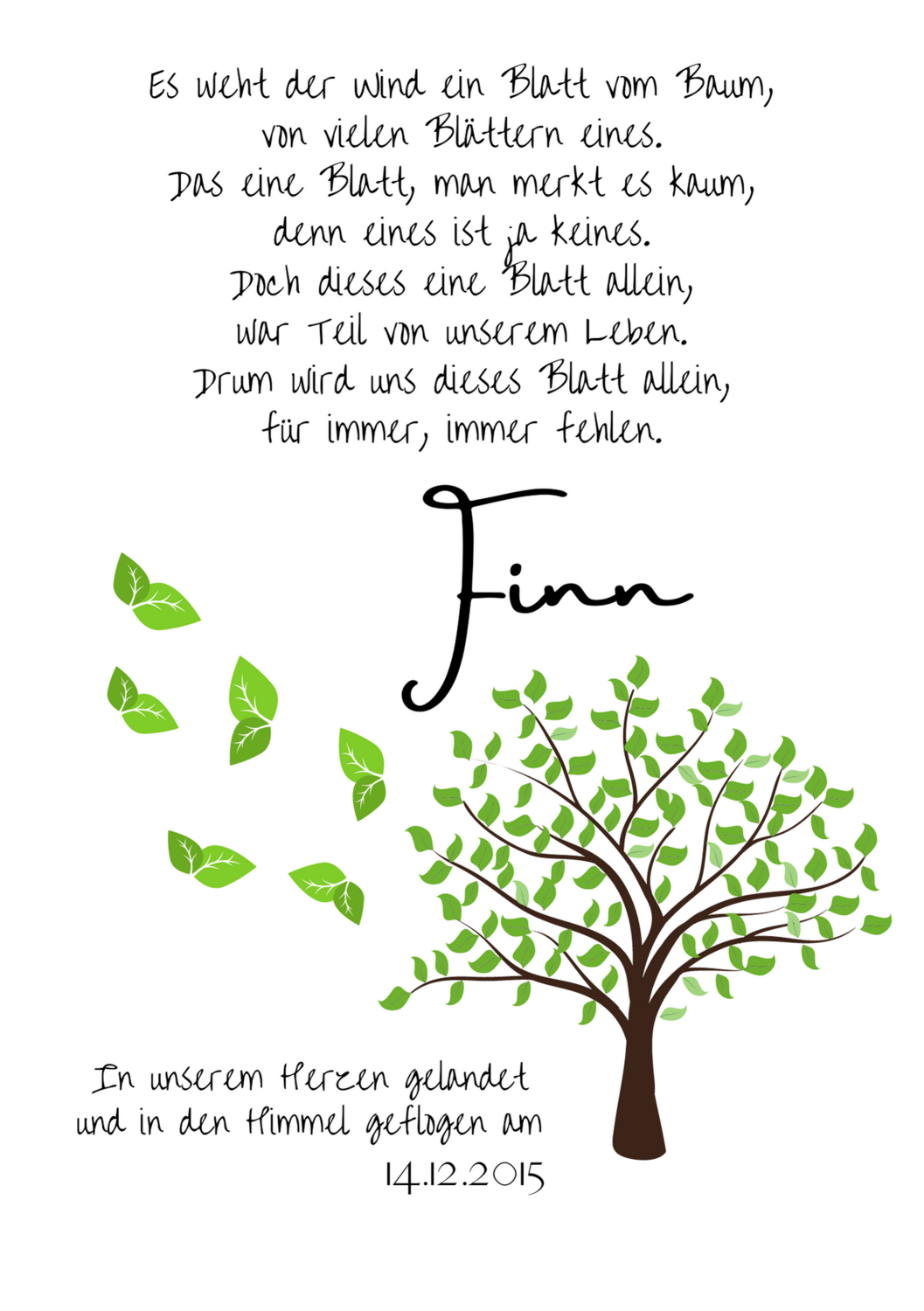 Sternchenposter gestaltbar