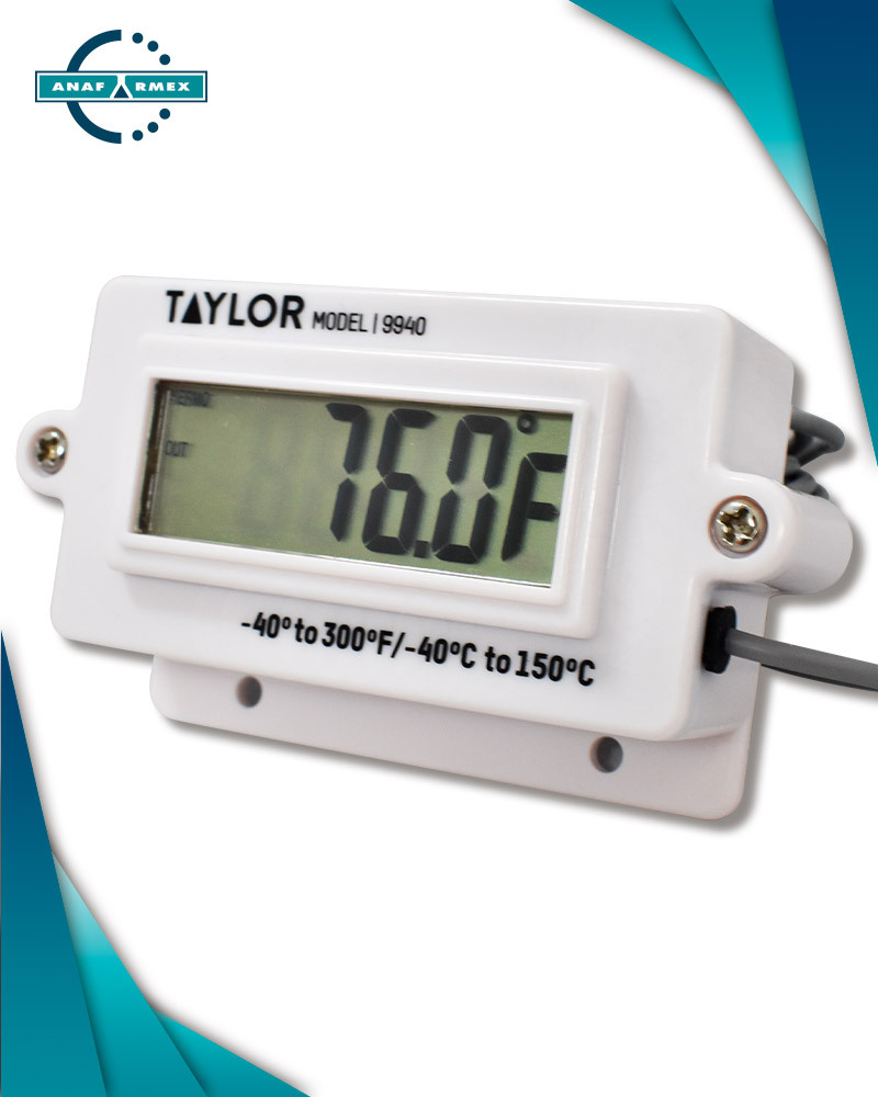 Termómetro digital para refrigerador o congelador -50 a 70 C con  certificado - Digitales